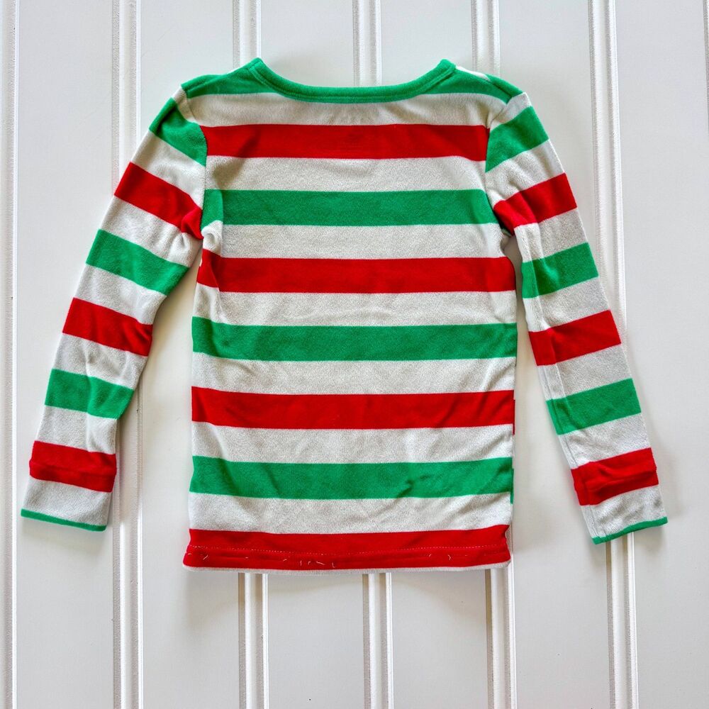 4/$10 - Cat & Jack Christmas Stripped Fleece Pajamas Set - Picture 6 of 9